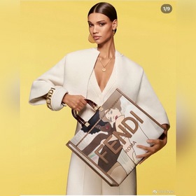 FENDI Художественная иллюстрация модной сумкиз весенне-летней кол