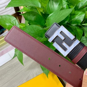 FENDl Fendi Двусторонняя кожа теленка с FF-застежкой с палладиевы