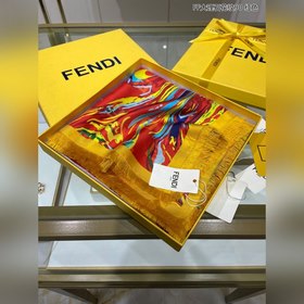 FENDI FF мраморный узор 90 шелковый платок 100% шелк, ручная рабо