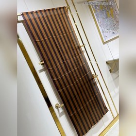FENDI Длинный шарф с чередующимися полосками FF  100% шелк выс