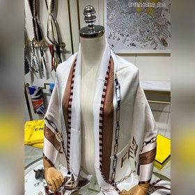 FENDI Длинный шарф с цепочкой FF  100% шелк высшего качества От