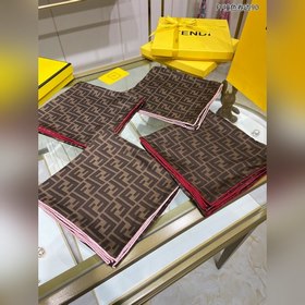 FENDI FF контрастный рулон 90 100% шелк высшего качества Изготов