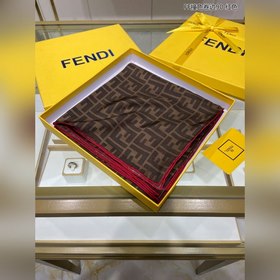 FENDI FF контрастный рулон 90 100% шелк высшего качества Изготов