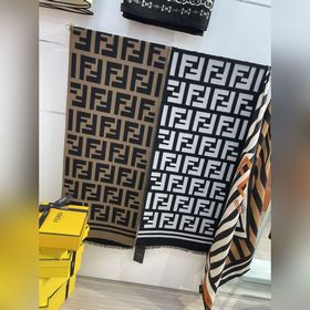 Fendi/Фенди Серия с двойным логотипом F 95% шерсть + 5% шелк FF