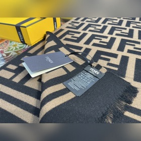 Fendi/Фенди Серия с двойным логотипом F 95% шерсть + 5% шелк FF 