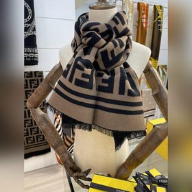 Fendi/Фенди Серия с двойным логотипом F 95% шерсть + 5% шелк FF 