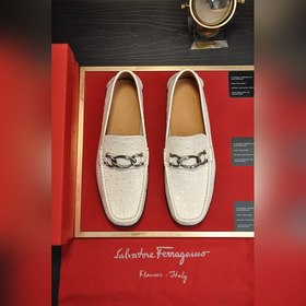Ferragamo/Феррагамо Мужские туфли для отдыха Слипоны Оригинальны