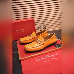 Ferragamo/Феррагамо Мужские туфли для отдыха Слипоны Оригинальны