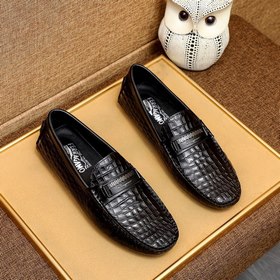 Ferragamo Новые туфли-ботинки черного цвета Импортная кожаная пов