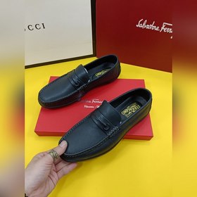 Ferragamo Классические туфли-ботинки с мягкой подошвой и мягким в