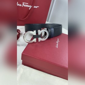 Мужской ремень Salvatore Ferragamo Двусторонний регулируемый рем