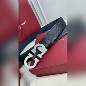 Мужской ремень Salvatore Ferragamo Двусторонний регулируемый рем