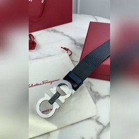 Мужской ремень Salvatore Ferragamo Двусторонний регулируемый рем