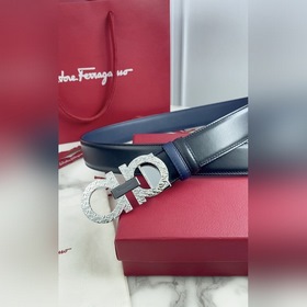 Мужской ремень Salvatore Ferragamo Двусторонний регулируемый рем