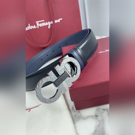 Мужской ремень Salvatore Ferragamo Двусторонний регулируемый рем