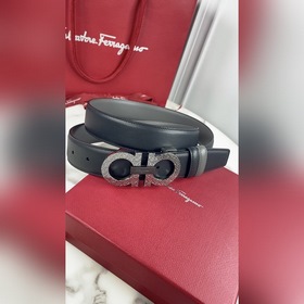 Мужской ремень Salvatore Ferragamo Двусторонний регулируемый рем