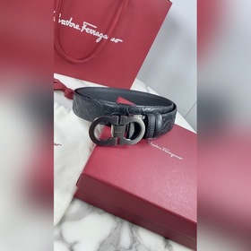 Мужской ремень Salvatore Ferragamo Двусторонний регулируемый рем