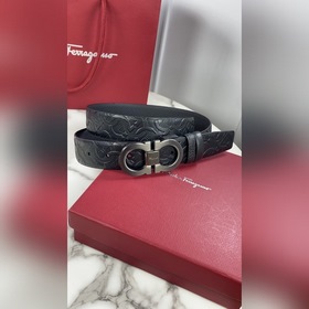 Мужской ремень Salvatore Ferragamo Двусторонний регулируемый рем