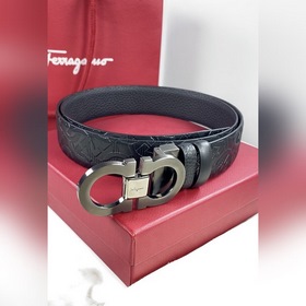 Мужской ремень Salvatore Ferragamo Двусторонний регулируемый рем