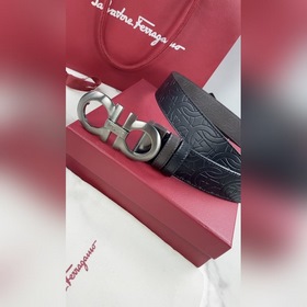 Мужской ремень Salvatore Ferragamo Двусторонний регулируемый рем