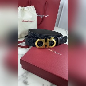 Мужской ремень Salvatore Ferragamo Двусторонний регулируемый рем