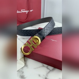 Мужской ремень Salvatore Ferragamo Двусторонний регулируемый рем