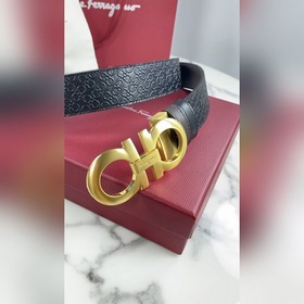 Мужской ремень Salvatore Ferragamo Двусторонний регулируемый рем
