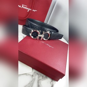 Мужской ремень Salvatore Ferragamo Двусторонний регулируемый рем