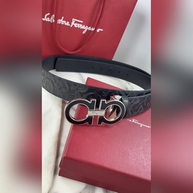 Мужской ремень Salvatore Ferragamo Двусторонний регулируемый рем