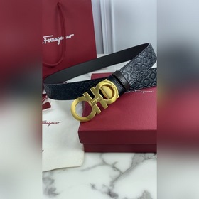Мужской ремень Salvatore Ferragamo Двусторонний регулируемый рем
