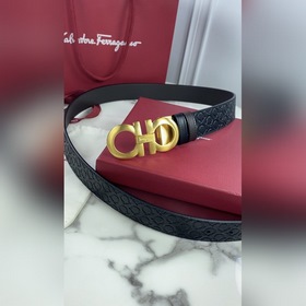 Мужской ремень Salvatore Ferragamo Двусторонний регулируемый рем