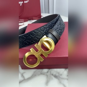 Мужской ремень Salvatore Ferragamo Двусторонний регулируемый рем