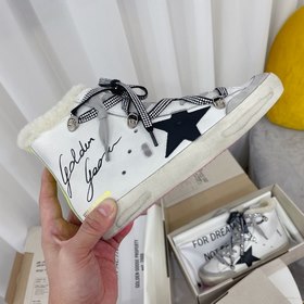 GGDB Golden Goose Deluxe Brand Высокие ботинки из овечьей шерсти 