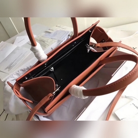 Givench Horizon Ручная сумка из гладкой кожи с плоским дном Модел