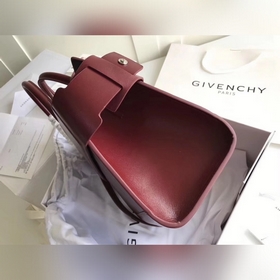 Givench Horizon Ручная сумка из гладкой кожи с плоским дном Модел