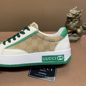 GUCCI Гуччи Мужская обувь высокого класса, кеды Верх из итальянс