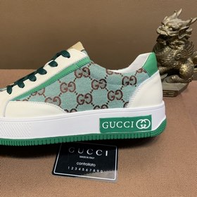 GUCCI Гуччи Мужская обувь высокого класса, кеды Верх из итальянс