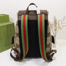 GUCCI Рюкзак Артикул： 678829 Абрикосовый с кожей цвета кофе Раз