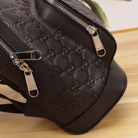GUCCI Модный рюкзак, модель： 450967, черный с тиснением Размеры：