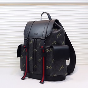 GUCCI Модный рюкзак Модель： 495563 Черный тигр Размеры： ширина 3