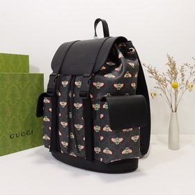GUCCI Модный рюкзак Модель： 495563 Пчела Размеры： ширина 34 × выс