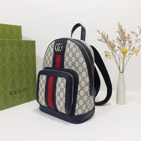 GUCCI Классический рюкзак с двойным логотипом G Модель： 547965 Си