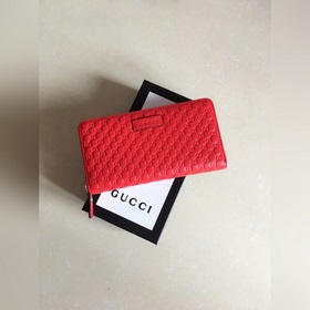 GUCCI Новейший кошелек на молнии Артикул： 449396 Оригинальная ко