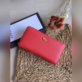 GUCCI Длинный кожаный кошелек Артикул： 456117 Импортная натуральн