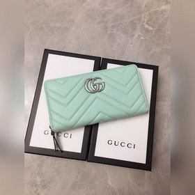 GUCCI Длинная сумка-клатч в новых цветах весны-лета  Модель： 44