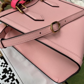 GUCCI сумка с двойным логотипом G, сумка-тоут с ручкой виде бамбу
