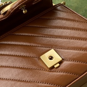 GUCCI Маленькая сумка с двойным логотипом G, сумка через плечо, м