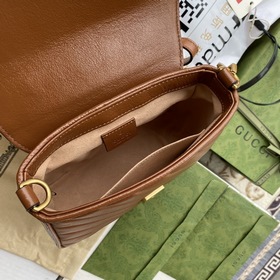 GUCCI Маленькая сумка с двойным логотипом G, сумка через плечо, м
