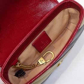GUCCI Мини-сумка через плечо из импортной кожи Модель： 0007490009