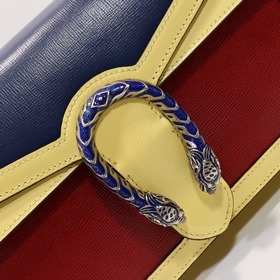 GUCCI Ботинкиз серии Dionysus Модель： 400249 Синий и красный Разм